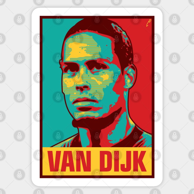 van Dijk Sticker by DAFTFISH